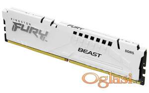 Memorija za kompjuter KINGSTON FURY White DDR5 16GB 6800MHz DIMM